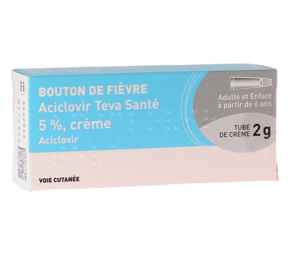 Aciclovir Teva Beratung 5% - Tube mit 2g - image 1