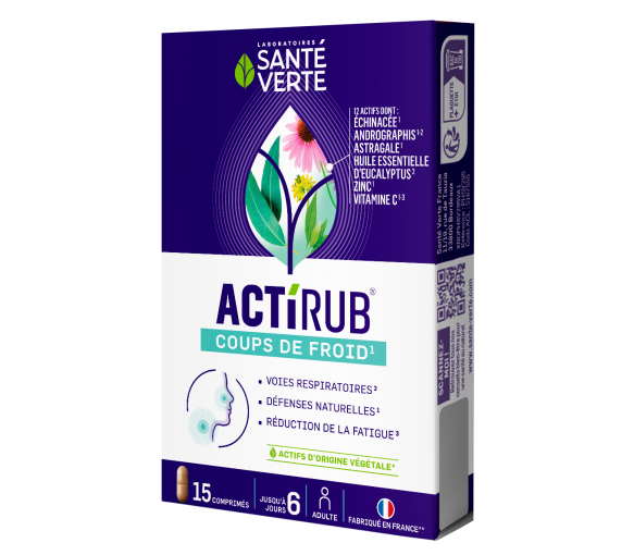 Actirub Tabletten Erkältung Gesundheit - Packung mit 15 Tabletten