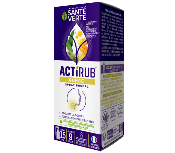 Actirub Hals Spray Mundgesundheit - Spray von 15 ml - image 1