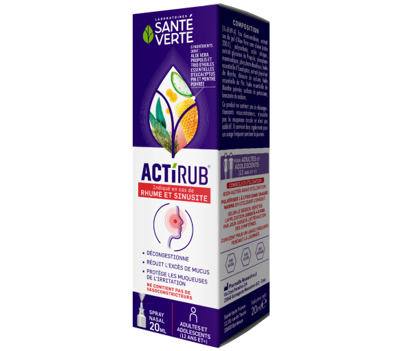 Actirub Nasenspray Gesundheit Grün - Spray von 20 ml - image 1