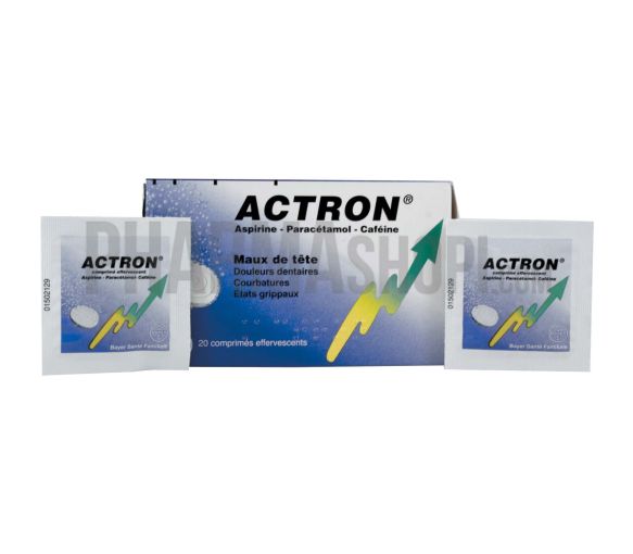 Actron Brausetabletten - Packung mit 20 Tabletten