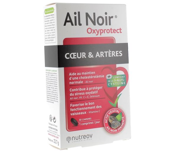 Schwarzer Knoblauch Oxyprotect Nutreov - Packung mit 30 Tabletten - image 1
