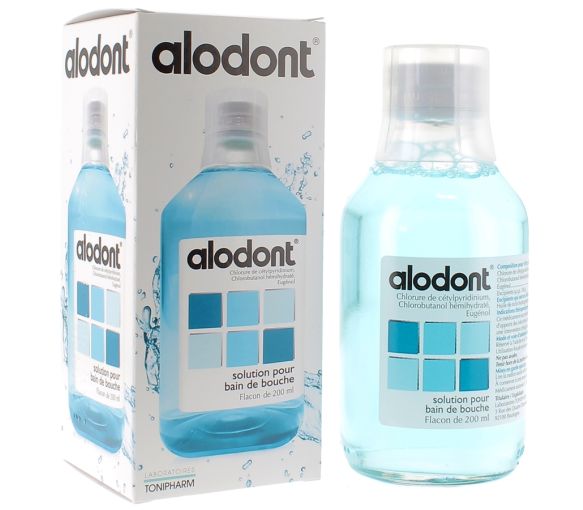 Alodont Lösung für Mundspülung - Flasche mit 200 ml