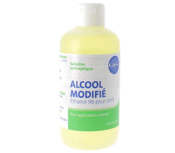 Modifizierter Alkohol Gifrer Lösung zur lokalen Anwendung - Flasche mit 250 ml