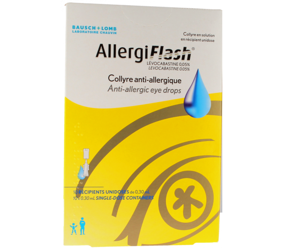 AllergiFlash 0,05 % Augentropfen in Lösung in Einzeldosisbehälter - Packung mit 10 Behältern - image 1