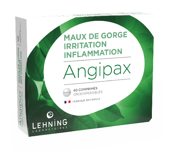 Angipax orodispersible Tabletten Lehning - Packung mit 40 Tabletten