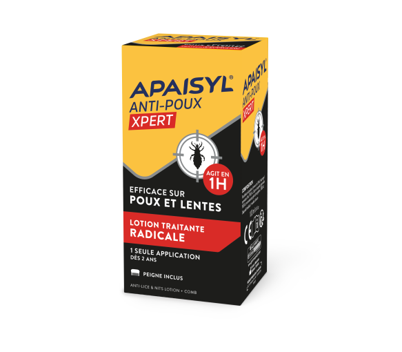 Apaisyl Xpert 100% radikal' Läuse & Nissen - Flasche mit 100 ml + Kamm