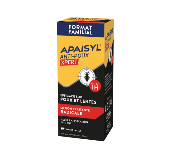 Apaisyl Xpert 100% radikal gegen Läuse & Nissen - Flasche mit 200 ml und Kamm