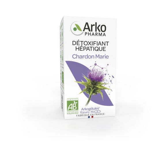 Arkogélules Mariendistel bio Arkopharma - Packung mit 45 Kapseln - image 1