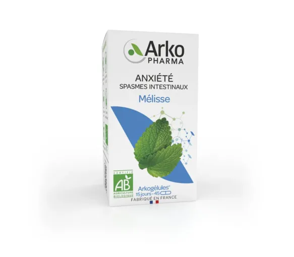 Arkogélules Melisse bio Arkopharma - Packung mit 45 Kapseln - image 1