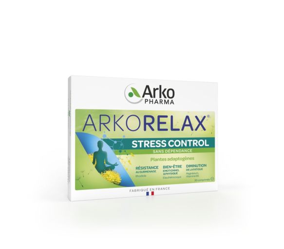 Arkorelax Stress control Arkopharma - Packung mit 30 Tabletten - image 1