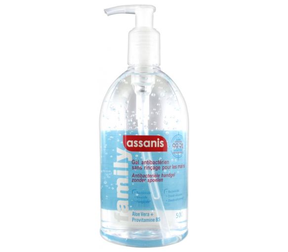 Antibakterielles Gel Family Assanis - Flasche mit 500 ml