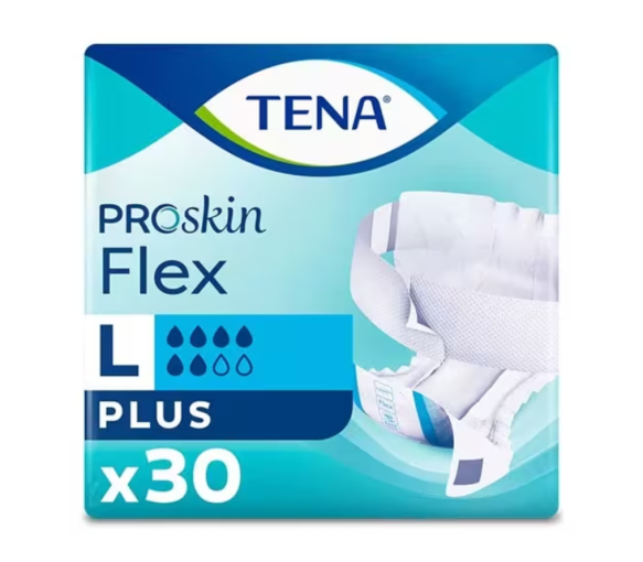 ProSkin Flex Schutz mit Gürtel L Tena - Packung mit 30 Schutzvorrichtungen