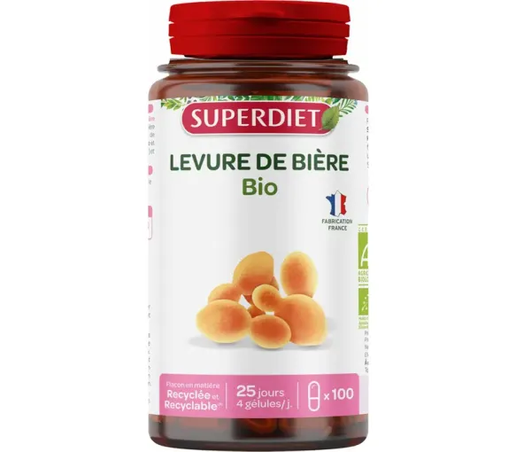 Bio-Bierhefe Super Diet - Dose mit 100 Kapseln - image 1
