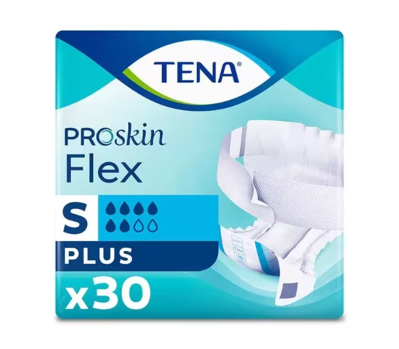 ProSkin Flex Schutz mit Gürtel S Tena - Packung mit 30 Schutzvorrichtungen