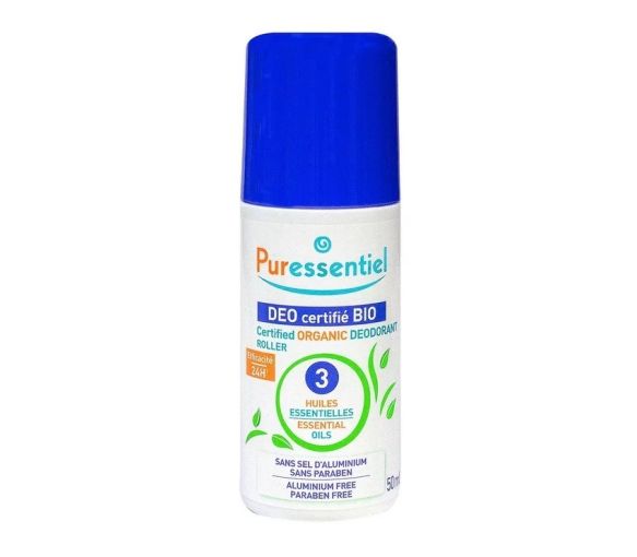 Deodorant mit 3 bio ätherischen Ölen Puressentiel - Roll-on 50 ml