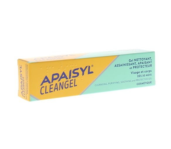Cleangel Gel reparierende antibakterielle Wirkung Apaisyl - Tube mit 30 ml