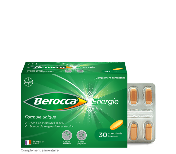 Berocca Energie  Vitamin B und C, Magnesium und Zink 30 filmbeschichtete Tabletten - image 1