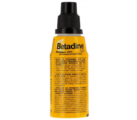 Betadine dermische 10% Lösung zur lokalen Anwendung - Flasche mit 125 ml - image 1