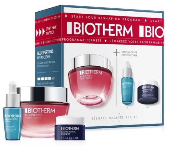 Coffret blue peptides uplift Biotherm - Set mit 3 Produkten