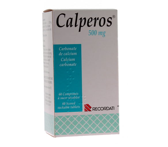 Calperos 500 mg Lutschtabletten teilbar - Packung mit 60 Tabletten - image 1