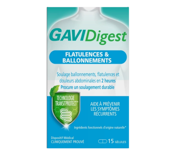 GAVIDigest Blähungen und Völlegefühl Reckitt - Packung mit 30 Kapseln
