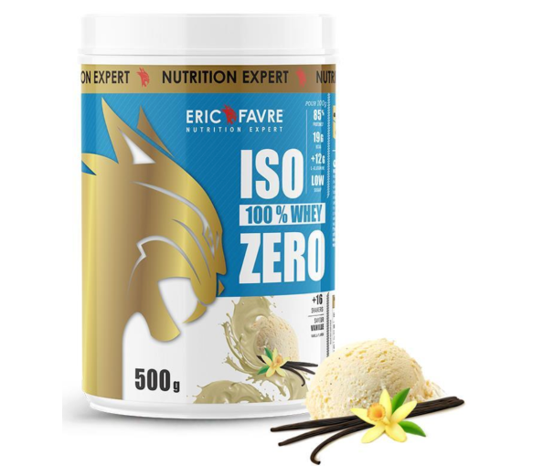 Iso Zero 100% Whey Vanille Eric Favre - 500g Dose