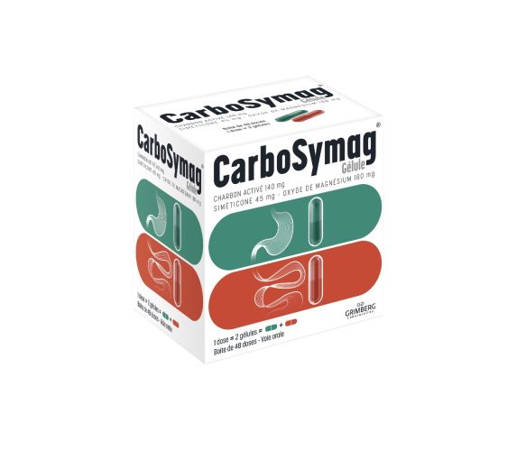 Carbosymag Kapseln - 1 Packung mit 48 Dosen (2 gekoppelte Kapseln) - 96 Kapseln - image 1