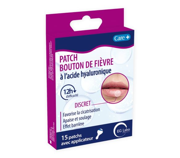 Care+ Fieberbläschen-Pflaster EG Labo - Packung mit 15 Pflastern