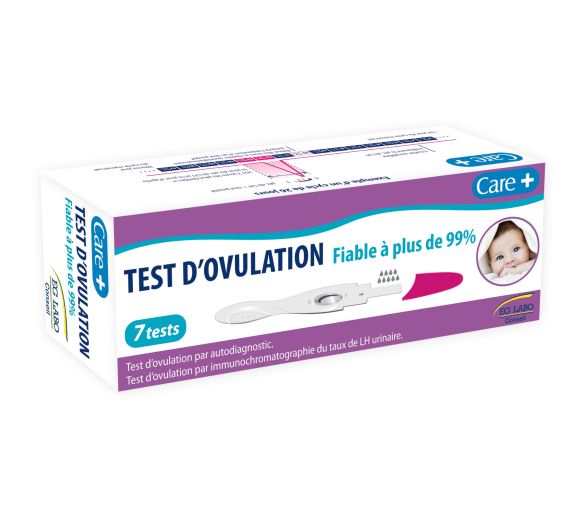 Ovulationstest care+ EG Labo - Packung mit 7 Tests