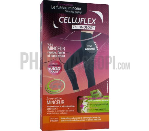 Schlankheitsgürtel schwarz Celluflex-Technologie - 1 Gürtel
