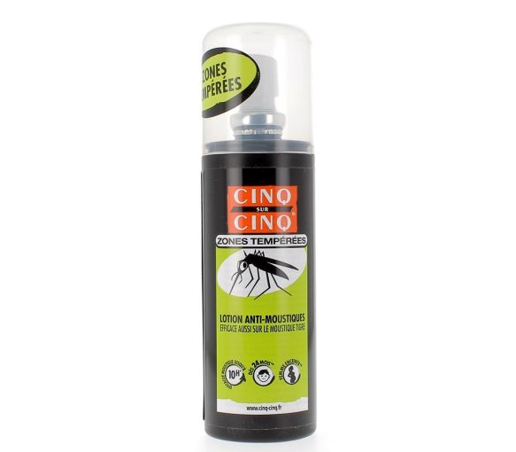 Mückenschutzmittel für gemäßigte Zonen Cinq sur cinq - Spray 100 ml