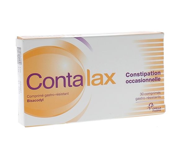 Contalax 5 mg magensaftresistente Tabletten - Packung mit 30 Tabletten