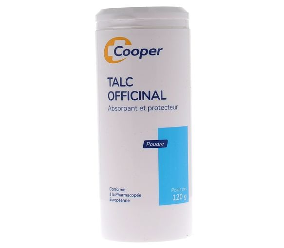 Babysoin Talc officinal Cooper - Flasche mit Puder von 120g
