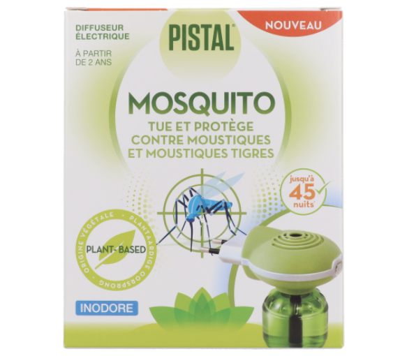 Mosquito elektrisches Insektenschutzmittel Pistal - elektrischer Diffusor + Nachfüllung von 30 ml