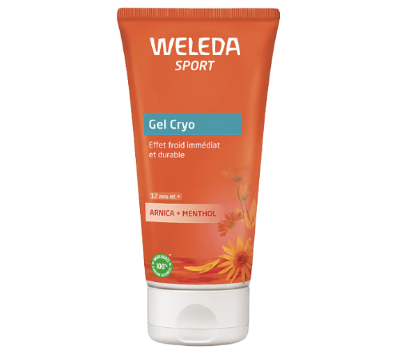 Kryogel mit sofortiger und langanhaltender Kältewirkung Weleda - Tube mit 100 ml