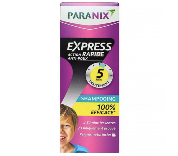 Schnell wirkendes Express-Shampoo gegen Läuse Paranix - Flasche mit 200 ml