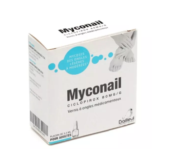 MYCONAIL 80 mg/g, medizinischer Nagellack - Flasche mit 3,3 ml