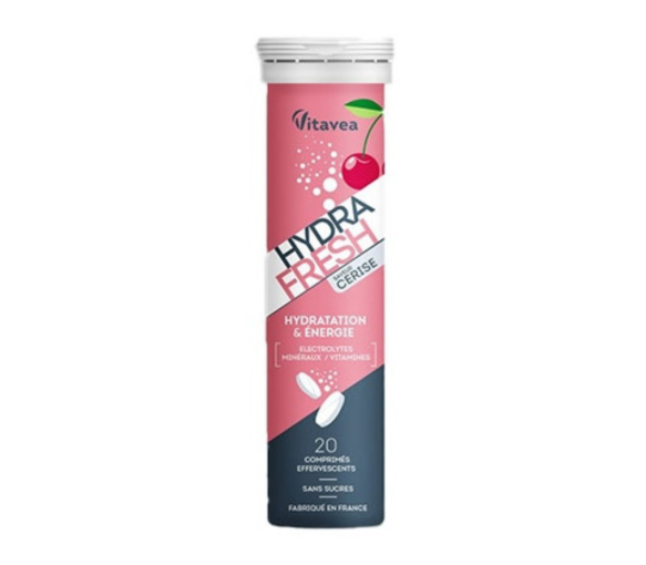 Hydrafresh Hydratation und Energie Kirsche Vitavea - Tube mit 20 Tabletten