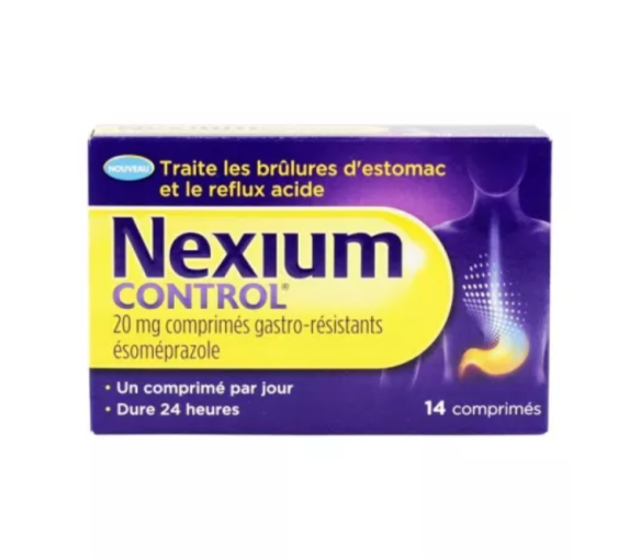 Nexium control 20 mg magensaftresistente Tabletten - Packung mit 14 Tabletten