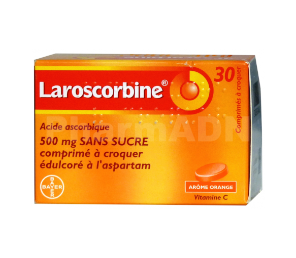 Laroscorbine 500mg zuckerfrei - 30 Kautabletten