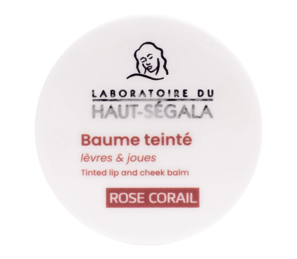 Getönter Lippen- und Wangenbalsam Korallenrosa Haut-Ségala - 9g Tiegel