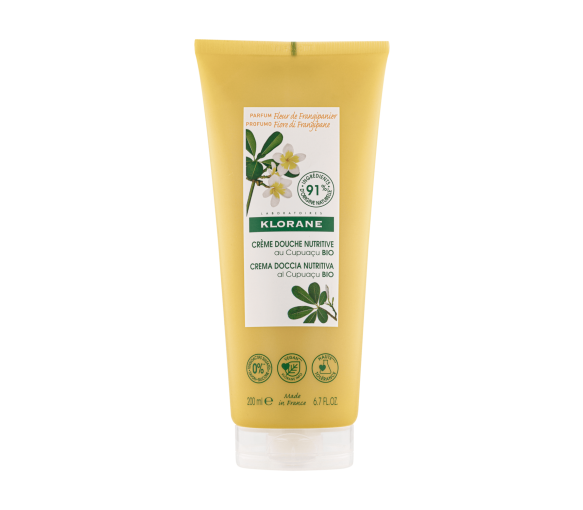 Nährende Duschcreme mit Bio-Cupuacu Frangipani-Blüte Klorane - Tube mit 200 ml - image 1