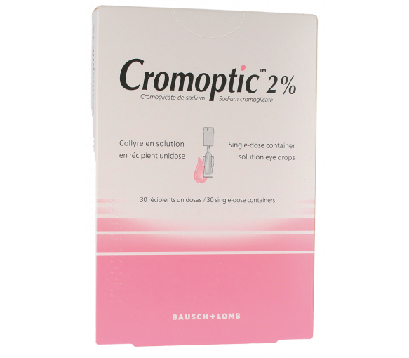 Cromoptic 2% Augentropfen - Packung mit 30 Einzeldosen zu 0,35 ml - image 1