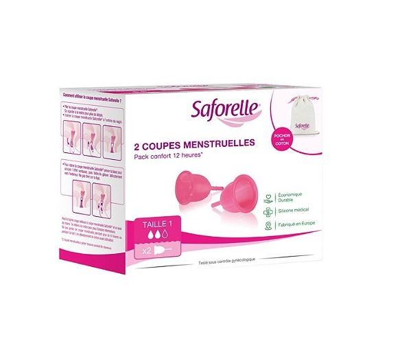 Cup Protect Menstruationstassen Größe 1 Saforelle - 2 Menstruationstassen - image 1