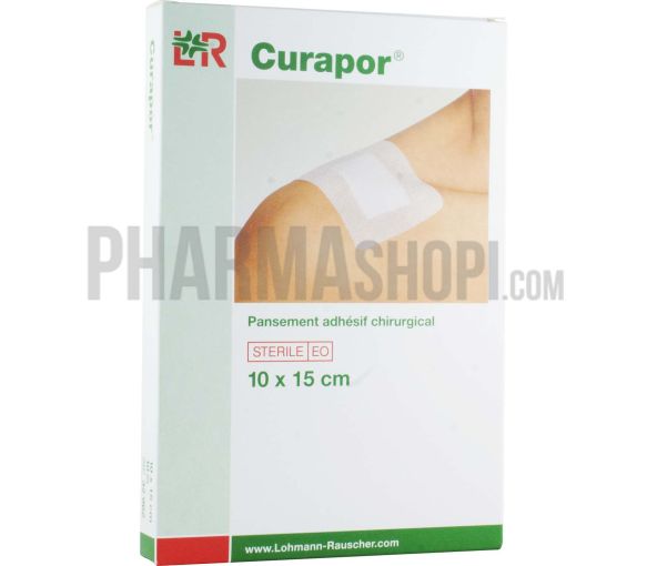 Curapor chirurgisches Wundpflaster Lohmann & Rauscher - 10 Pflaster von 10 x 15 cm