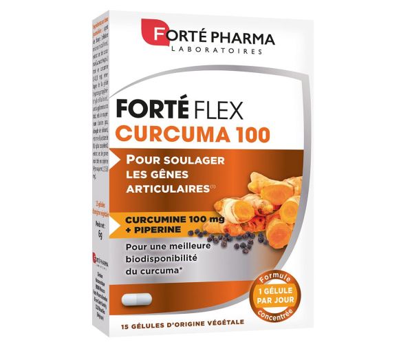 Curcuma 100 Forté Pharma - Packung mit 15 Kapseln