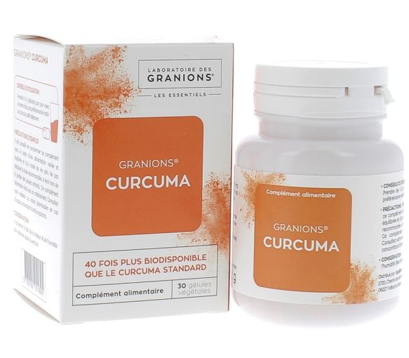 Curcuma Granions - Packung mit 30 Kapseln