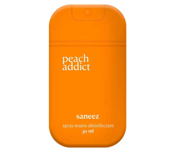 Desinfektionsspray Peach Addict Saneez - Spray mit 30 ml - image 1
