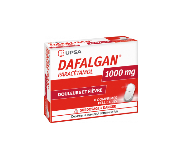 Dafalgan 1g - 8 filmtabletten